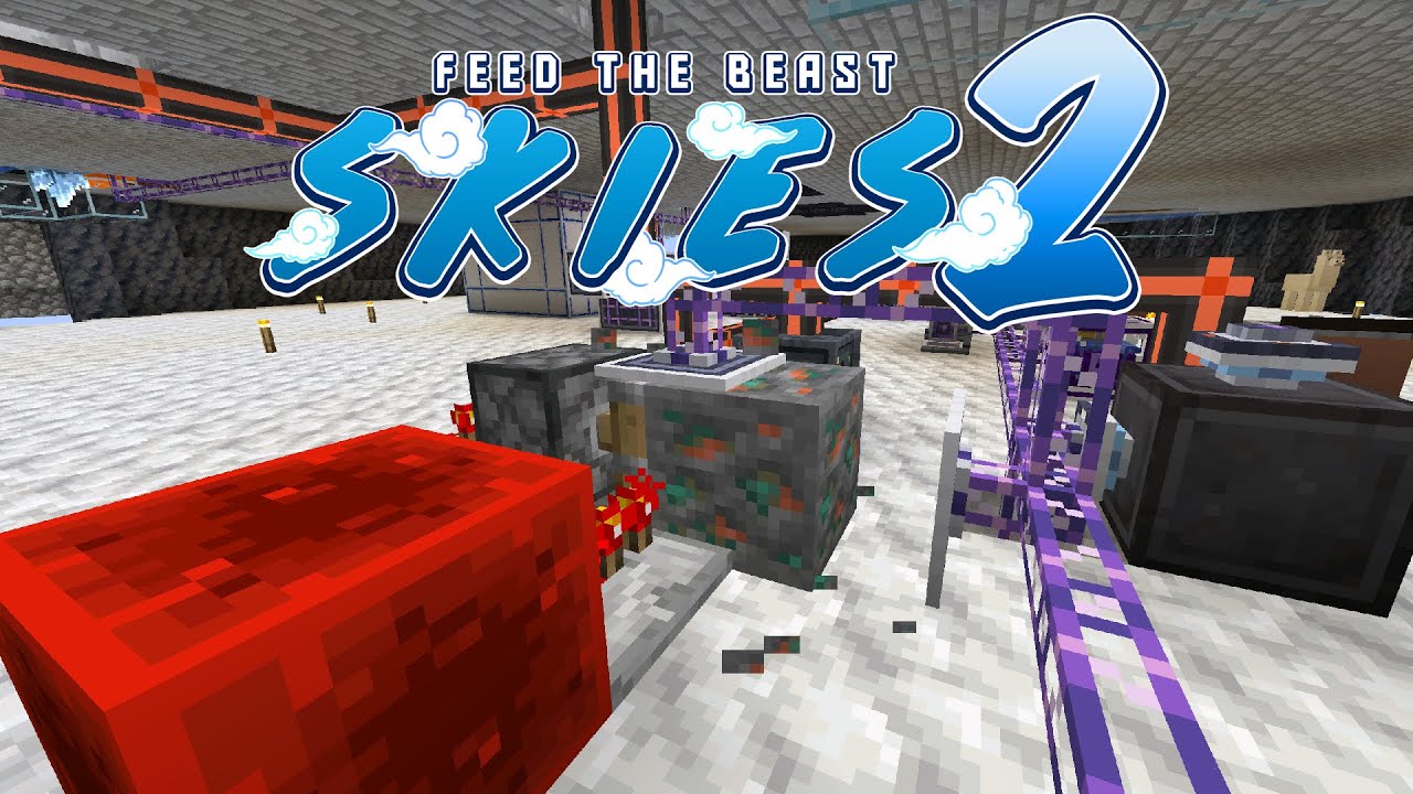 FTB Skies 2 -  Die Erzautomatisierung