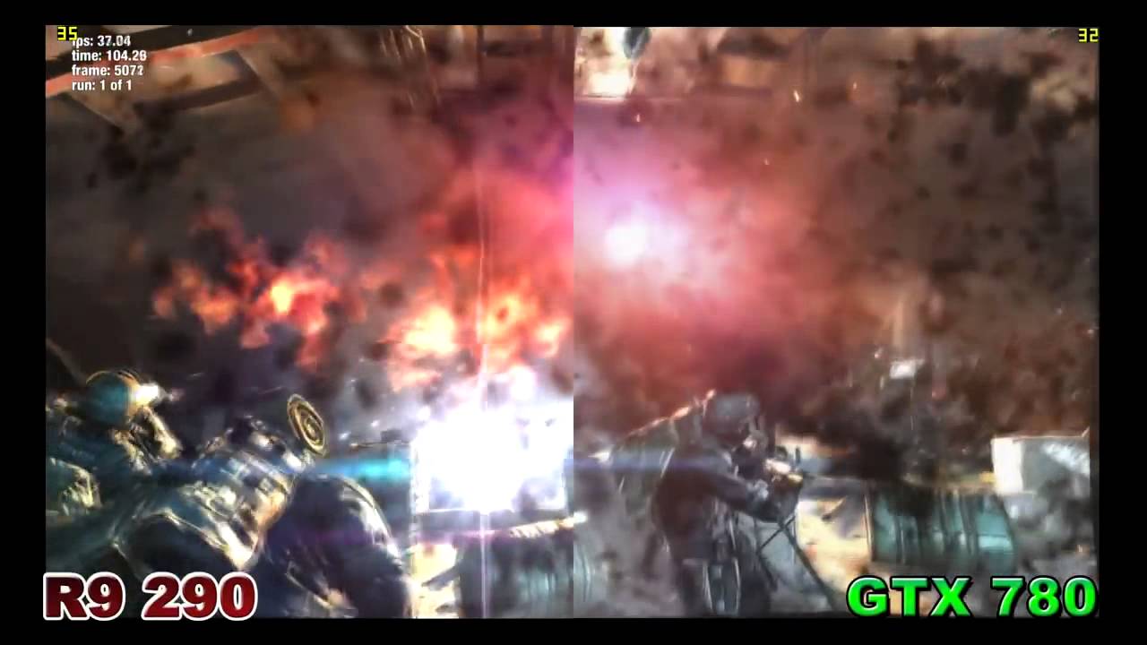 R9 290 vs GTX 780 tests only Full HD, Ultra, 4xAA