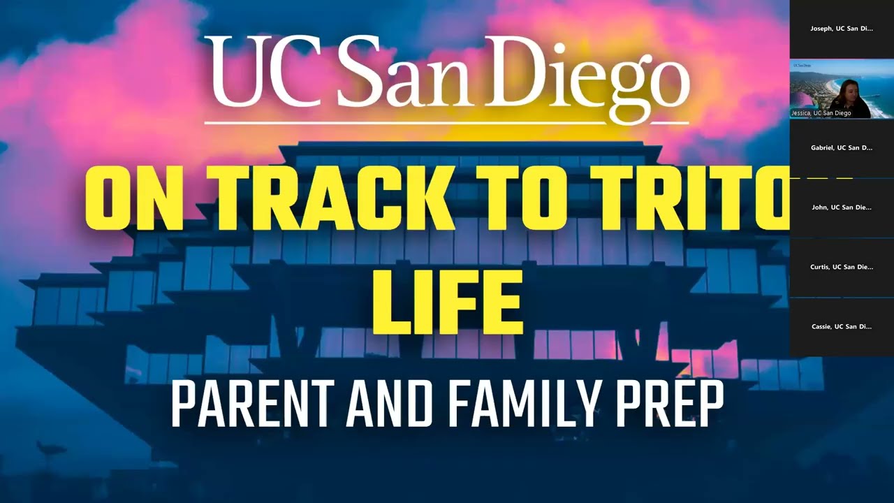 On Track to Triton Life: Parent & Family Prep Webinar: Next Steps