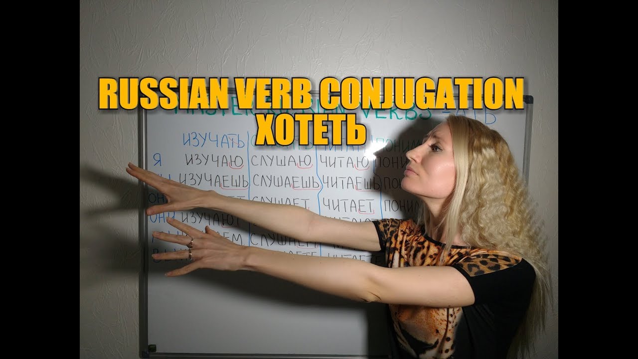 Russian verb conjugation / ХОТЕТЬ / to want