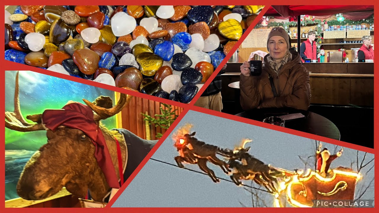 Kassel Weihnachtsmarkt 2025. Fliegende Weihnachtsmann. Рожд. базар с летающим Дед Морозом. Цены.