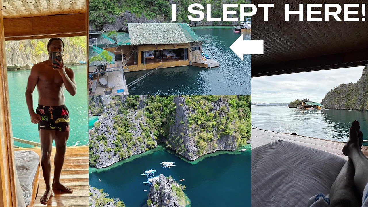 THIS IS THE BEST HOTEL IN THE PHILIPPINES. IT'S FLOATING IN THE MIDDLE OF A PRIVATE LAGOON!
