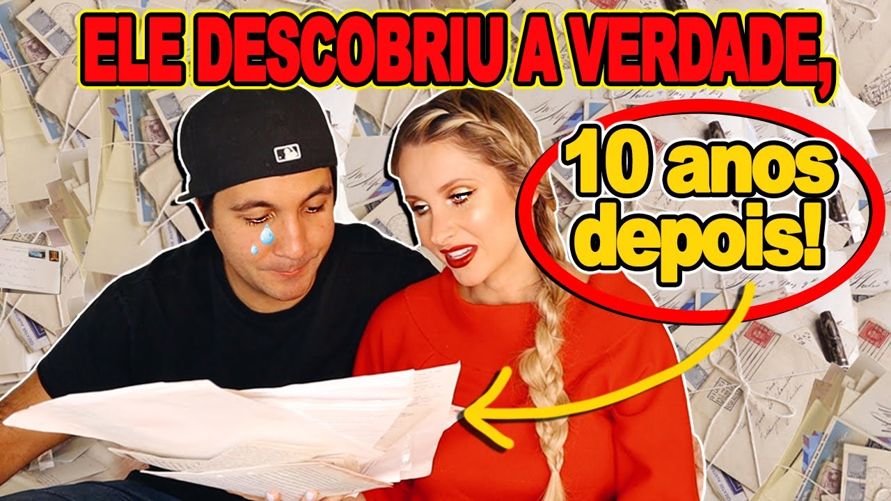 NOS FALAMOS 2 ANOS APENAS POR CARTAS  E LEMOS ELAS PELA PRIMEIRA VEZ, JUNTOS!
