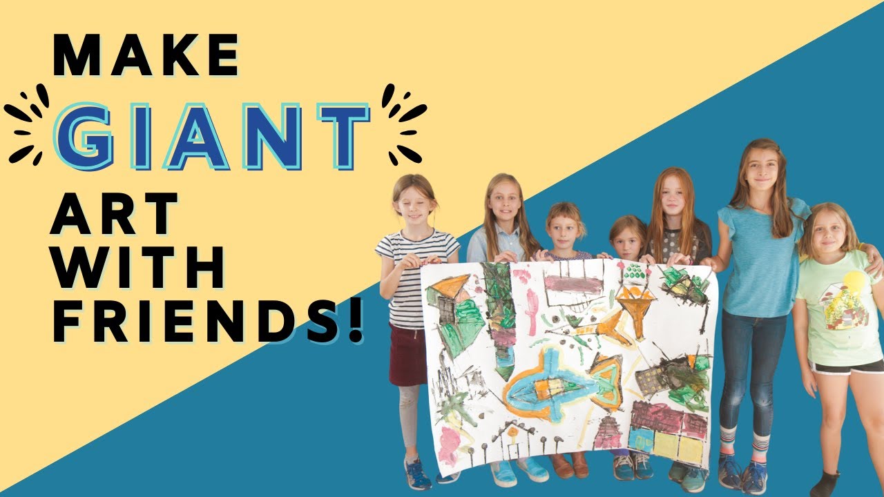Giant Mural For Kids | A Fun Collaborative Art Project