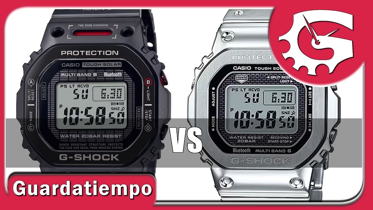 Casio G-Shock GMW-B5000D vs GW-5000U Titanium Kit