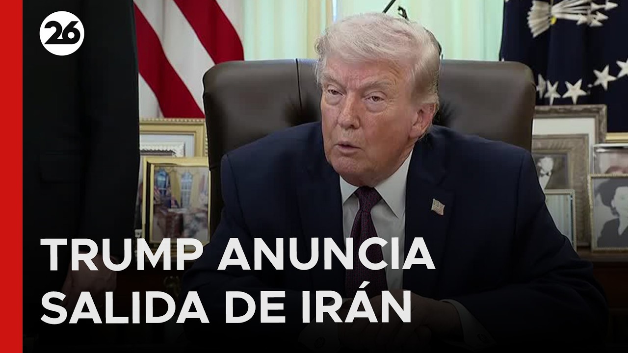 🚨 SALIDA INMINENTE DE IR&Aacute;N | Trump anuncia que EEUU se retira en pocas semanas