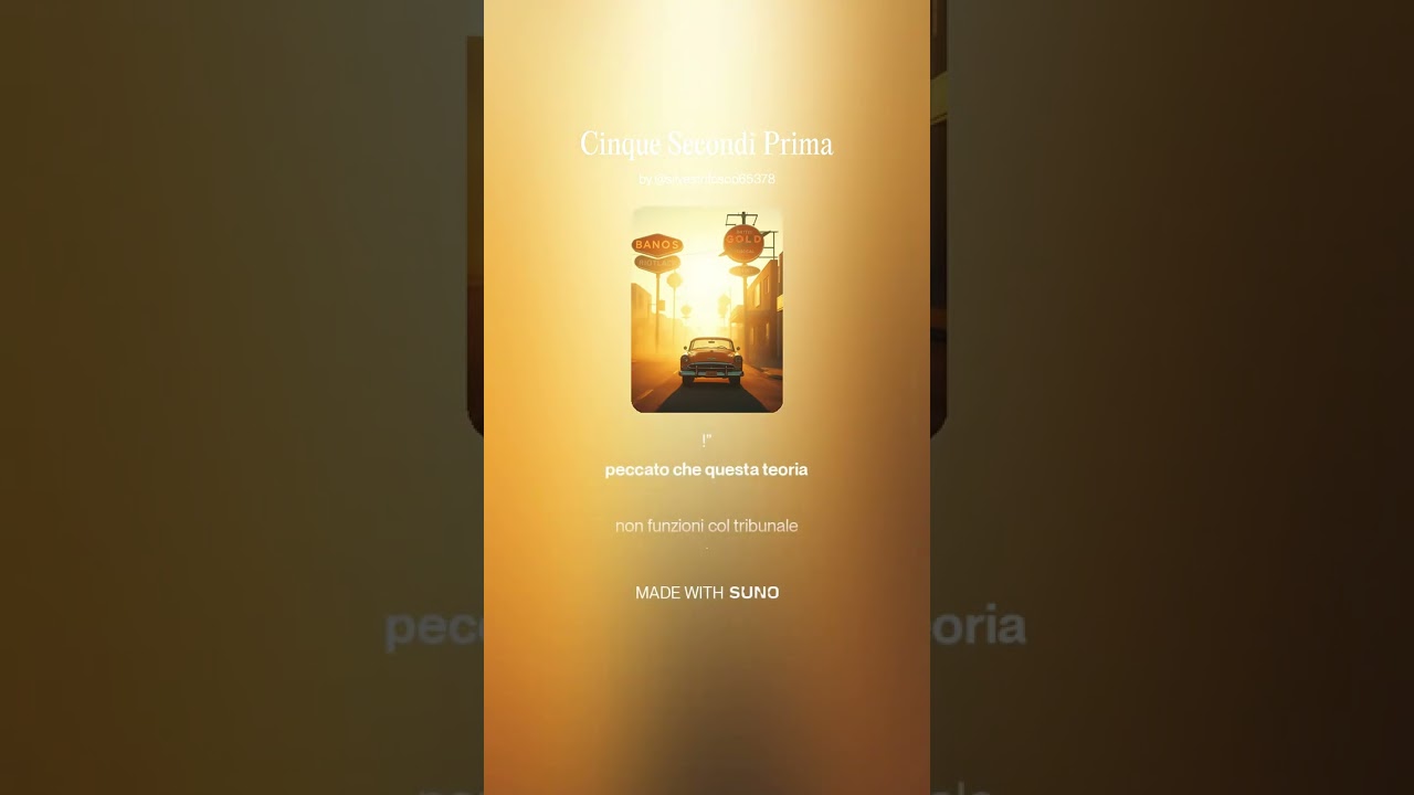 Cinque Secondi Prima