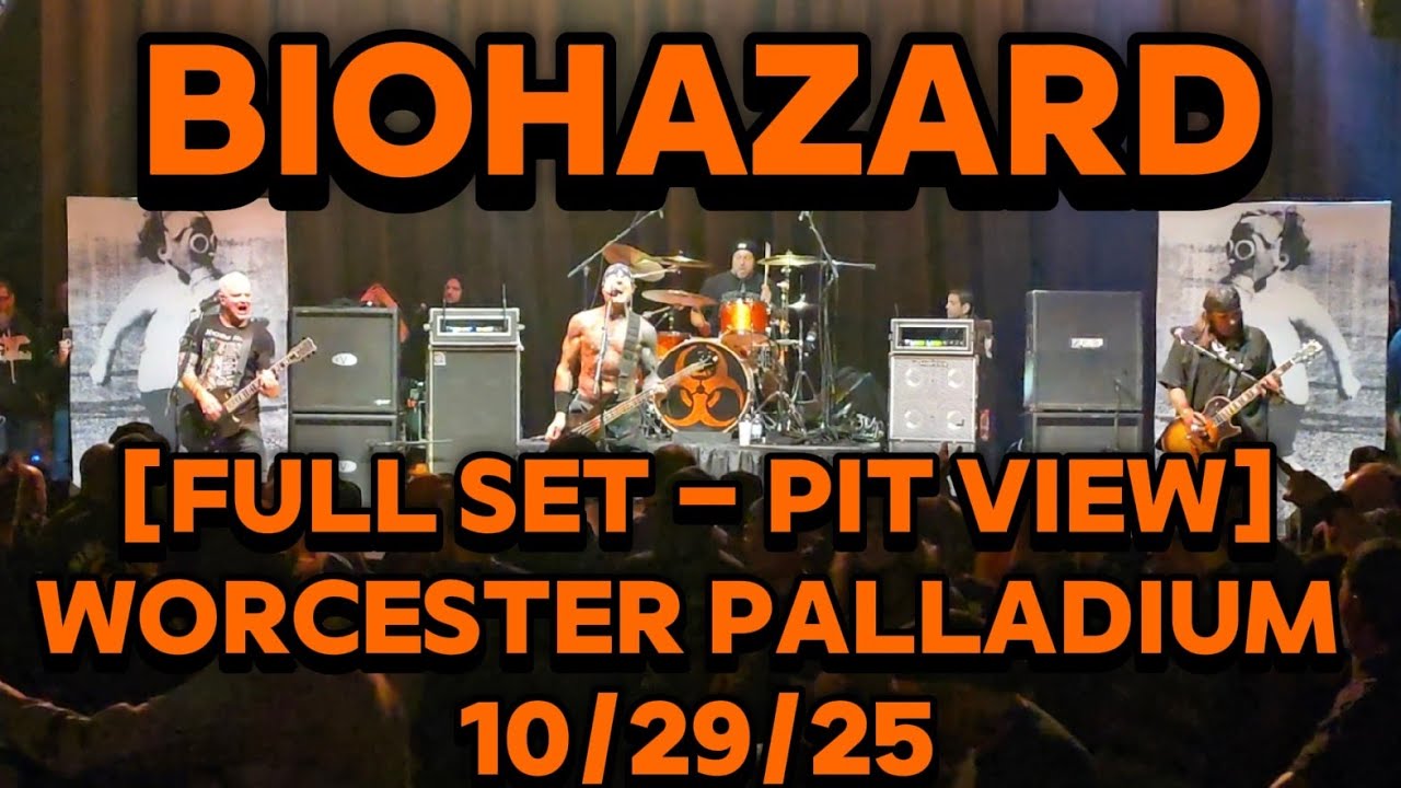 Biohazard live - [Full set - HD] - Worcester Palladium - Worcester, MA - 10/29/25
