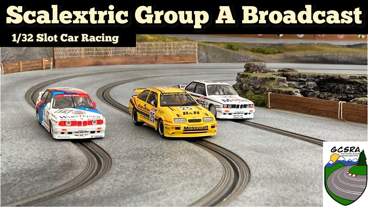1/32 Slot Cars - Scalextric Group A Broadcast