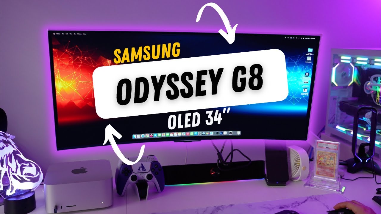 Распаковка и первые впечатления от 34-дюймового OLED-монитора Samsung Odyssey G8: G85SB