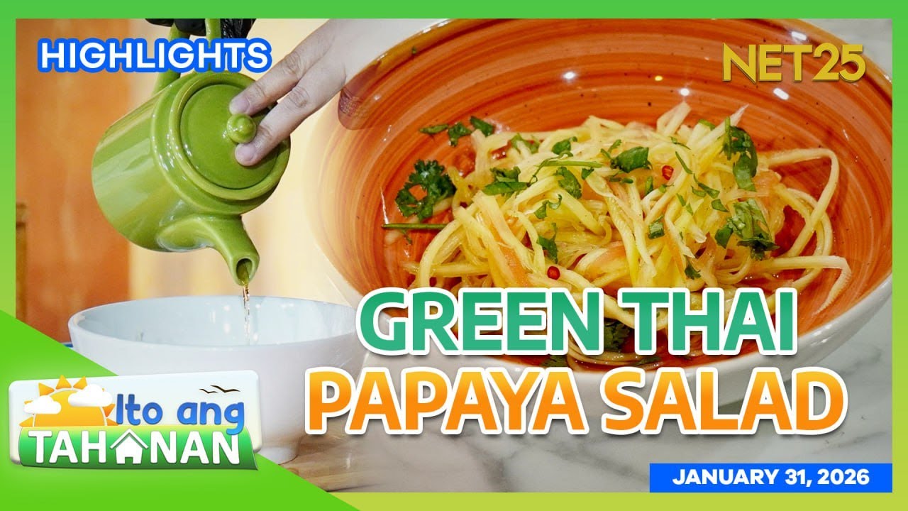 Green Thai papaya salad recipe