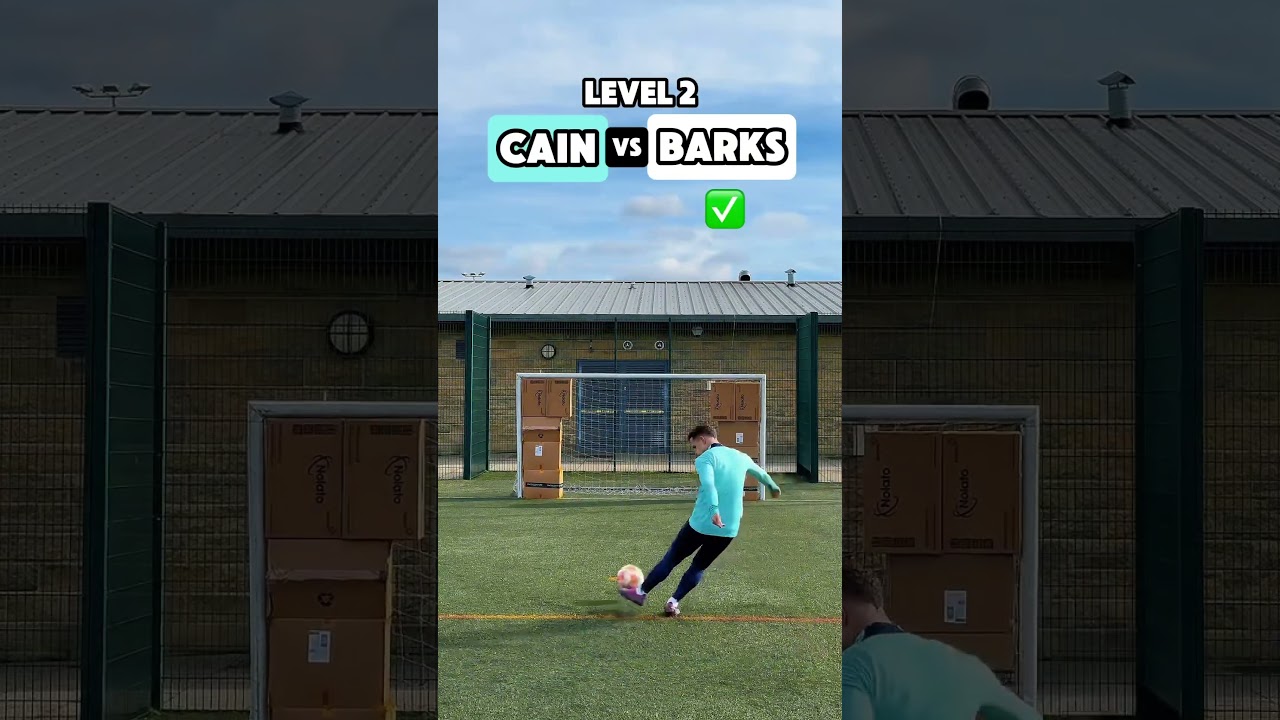 Find the gap challenge!📦⚽️ #football #soccer #challenge #coachcain