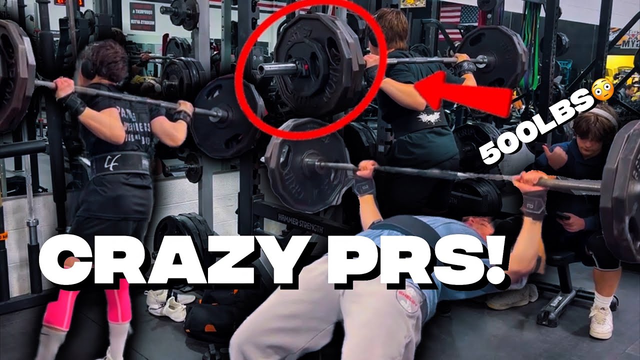 SBD + Squat and BENCH PRS! (27 weeks out)
