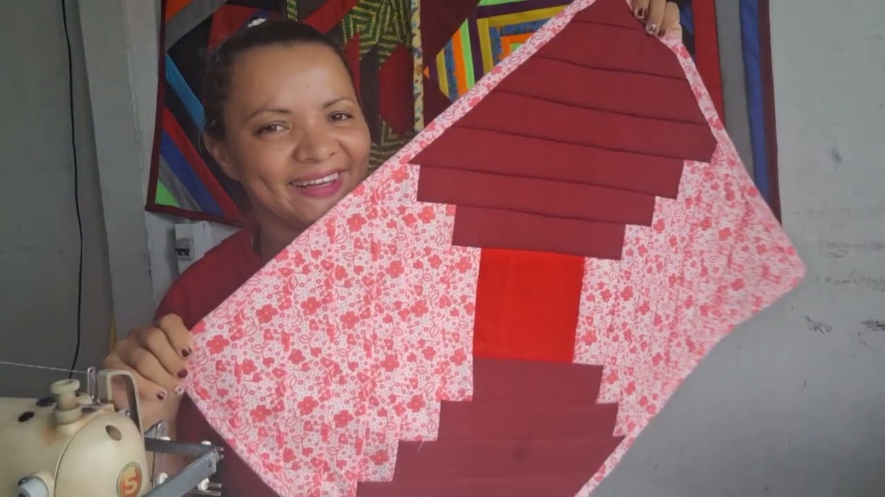 TAPETE DE RETALHOS QUE QUALQUER INICIANTE FAZ. PASSO A PASSO