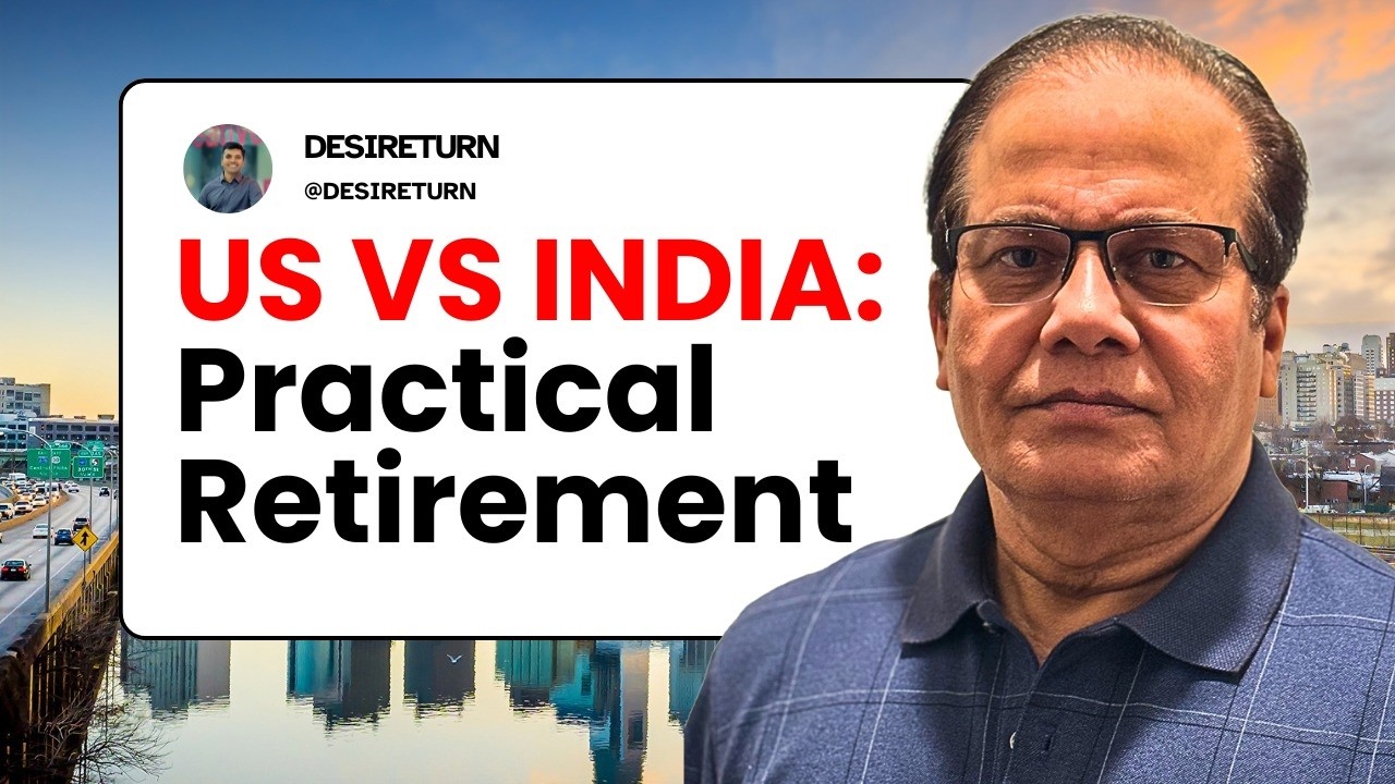 What's the BEST Retirement Option After 46 years in US? | Back to India | NRI