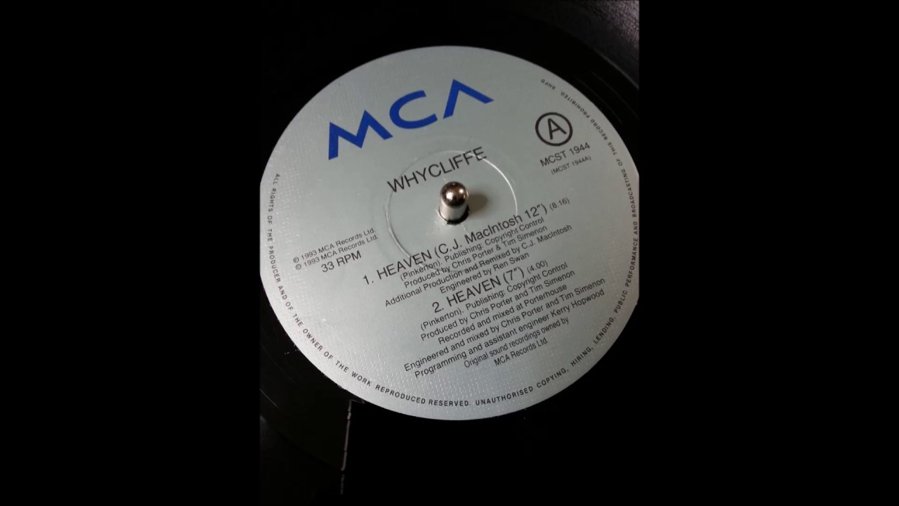 Whycliffe - Heaven (C.J.Maclntosh 12