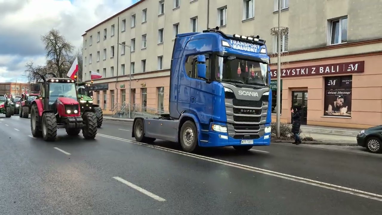 SŁUŻBY W AKCJI 30.12.2025 STRAJK Rolników #policja #strajk #polskapolicja  