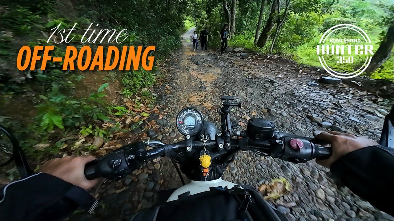 Off-roading on Hunter 350 | First time Experience | RidePure | Royal Enfield