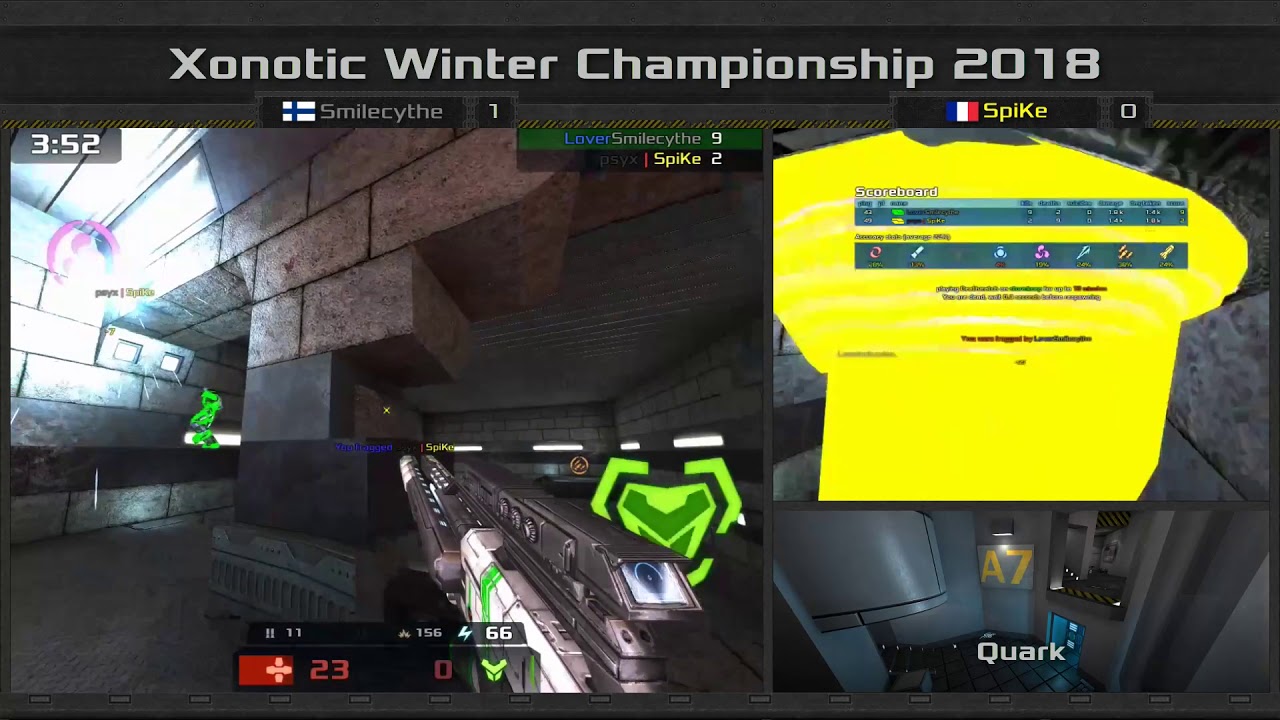 Xonotic Duel Cup, Game #23, Smilecythe vs SpiKe, Bo5