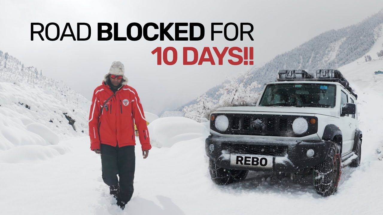 Stranded in a Heavy Snowstorm at Lahaul | The Jimny goes to Triloknath