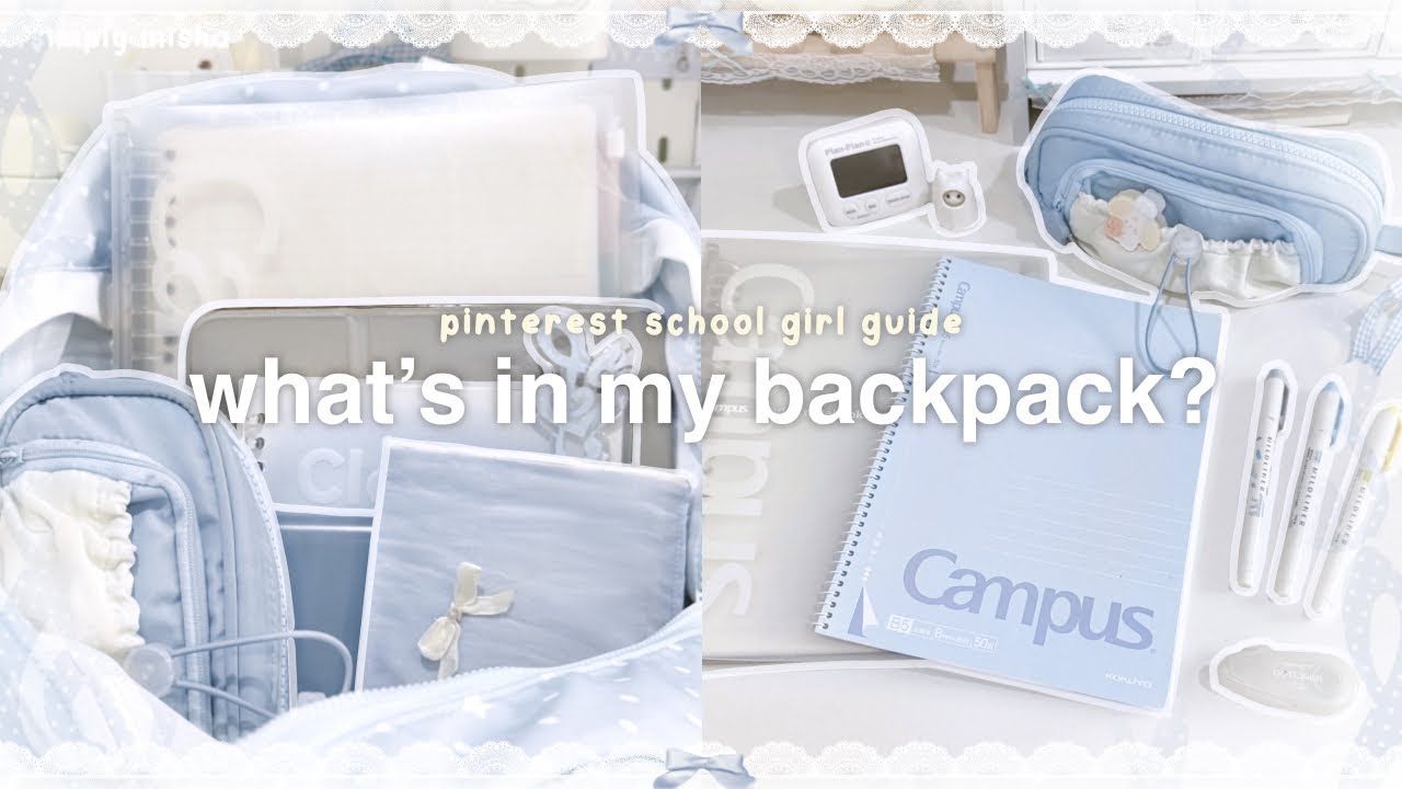 WHAT&rsquo;S IN MY BACKPACK [2026]🐰🗒️ : it girl&mdash; back to school essentials guide (whats in my pencil case)