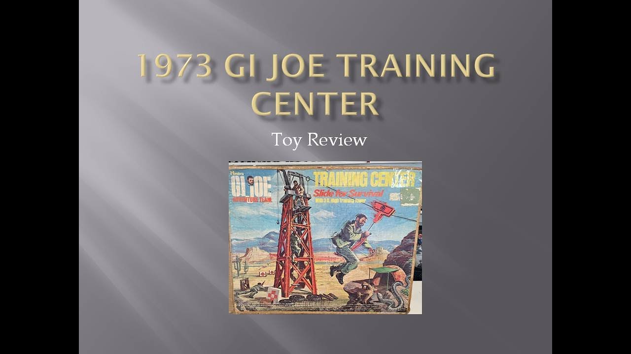Обзор игрушечного набора «Учебный центр GI Joe» 1973 года (Горка для выживания)
