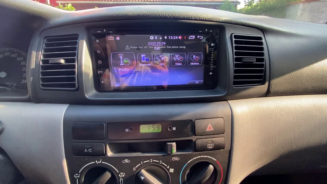 Toyota Fielder 2005 / 2006 / 2007 / 2008 / Central Multimídia S200+ Android
