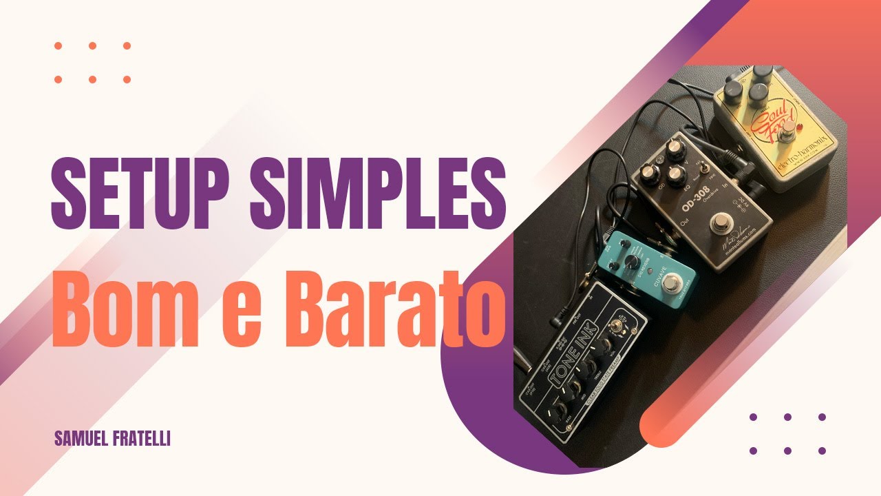 Setup Simples Bom e Barato para usar na igreja e em gigs pequenas