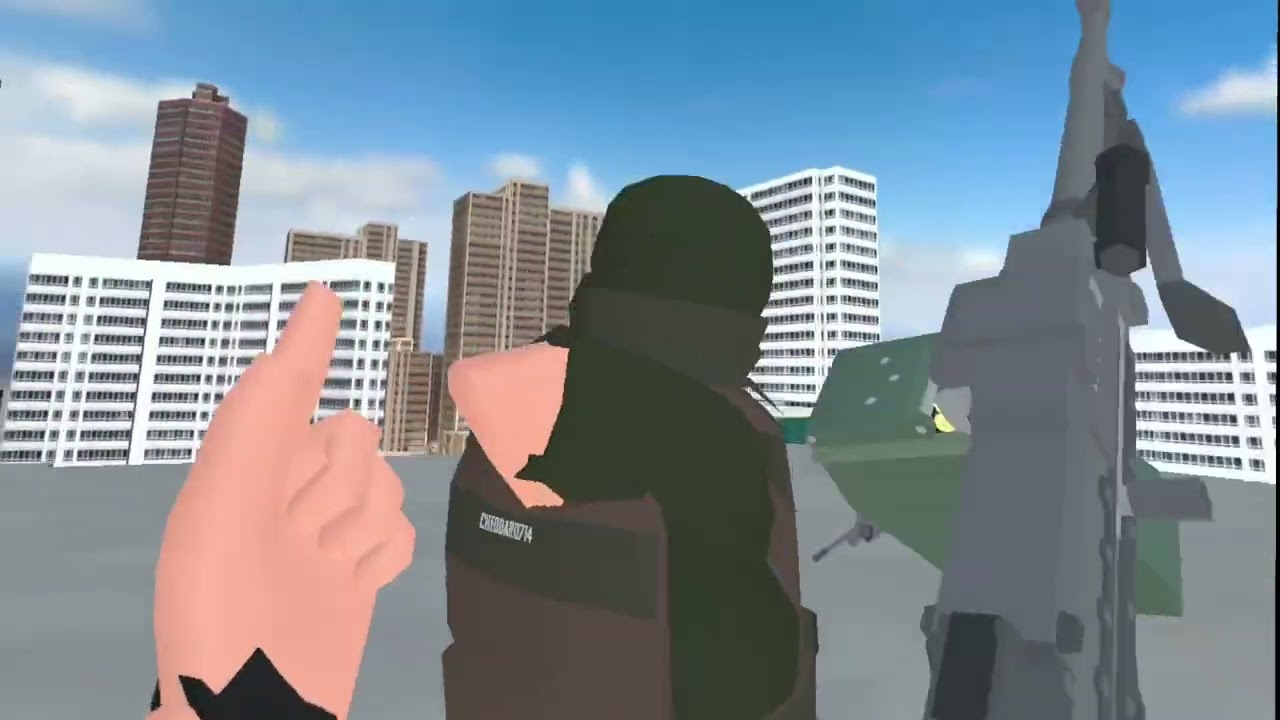 Me and the gang squad up to the enemy roof and all die...