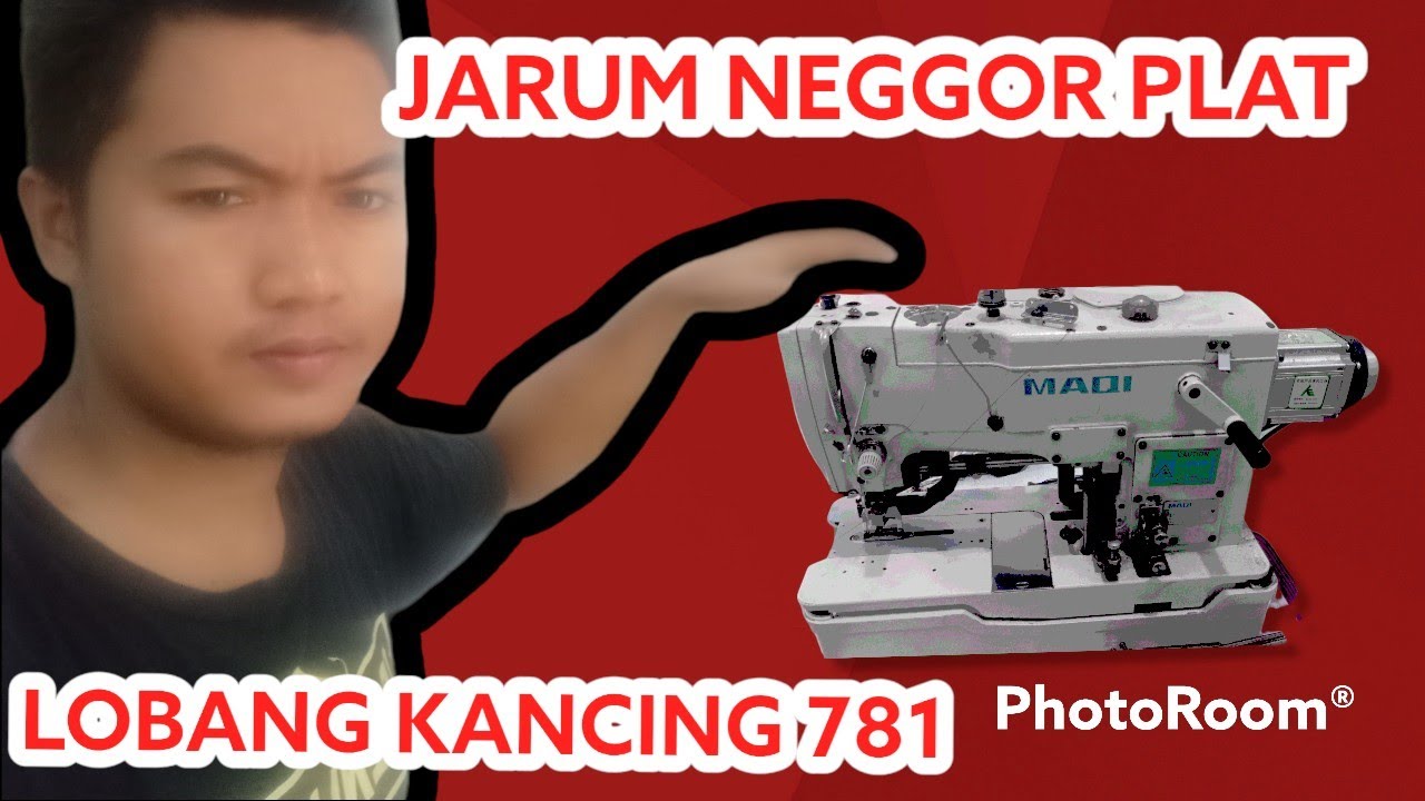 JARUM NENGGOR PLAT LOBANG KANCING
