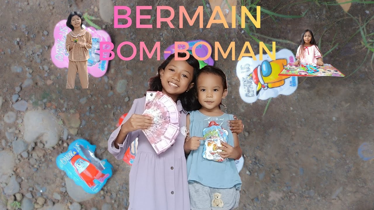 ANDIN DAN NINDI BERMAIN BOM-BOMAN LUCU BANGET!! NINDI KAGET?!! 