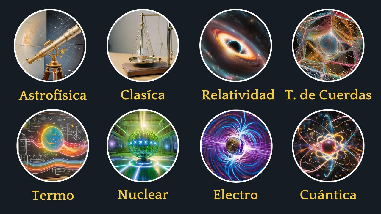 Cada RAMA de la Física Explicada en 15 minutos