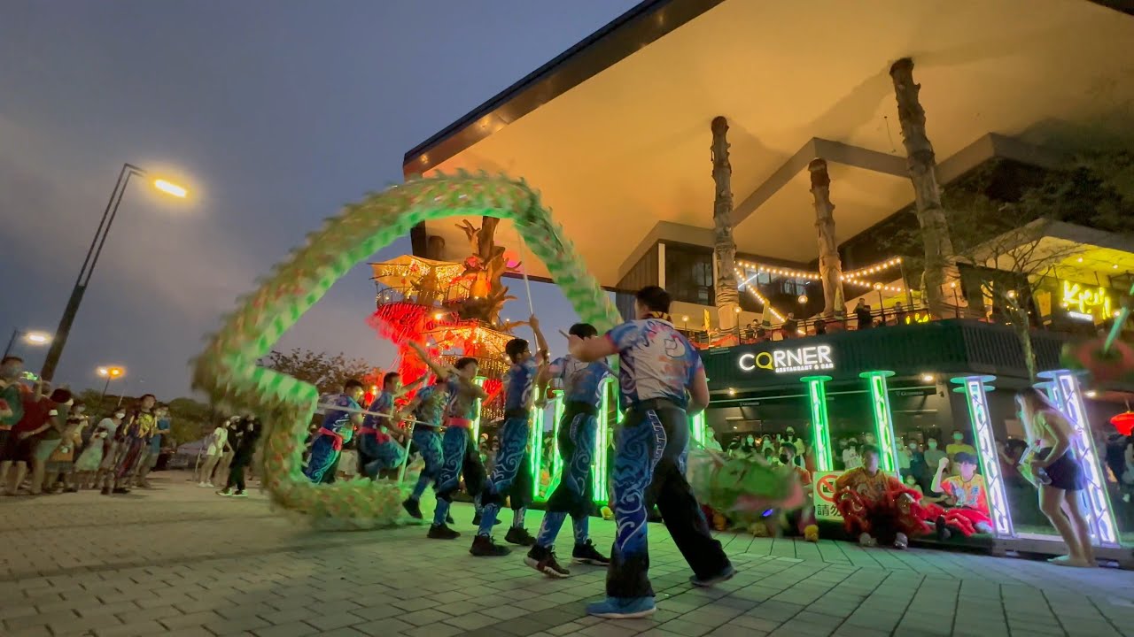 CNY2023 ~ Dragon Dance (舞龙表演) Lân Sư Rồng by Hua Guang 安邦華光 @ Sanctuary Mall, Selangor, Malaysia