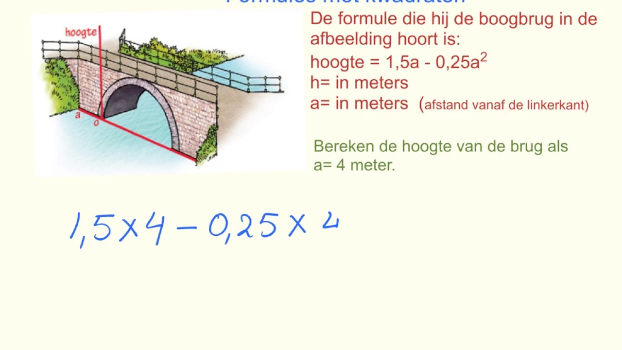 formules met kwadraten