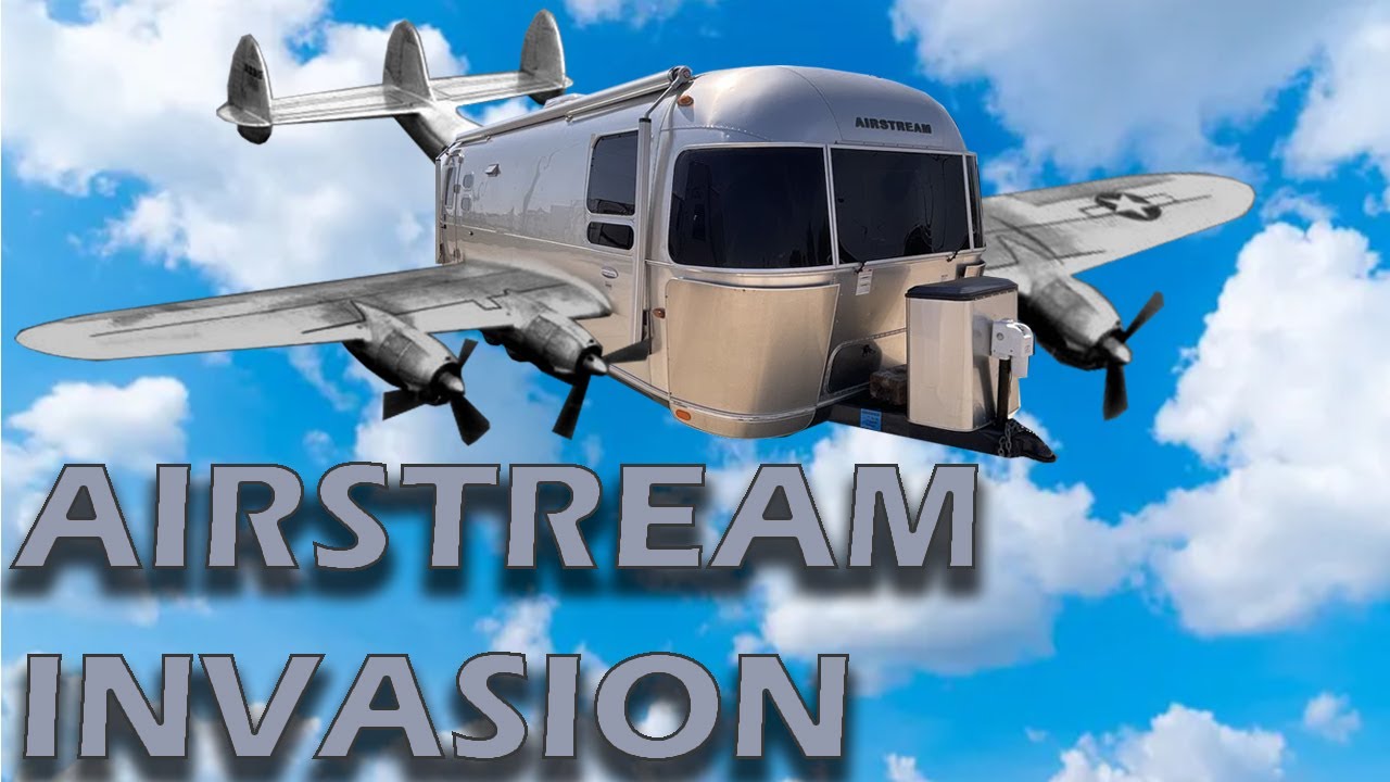 AIRSTREAM RALLY at McCloud Rv Park.  Seventy Airstreams | a Cyber Truck towing an Airstream trailer