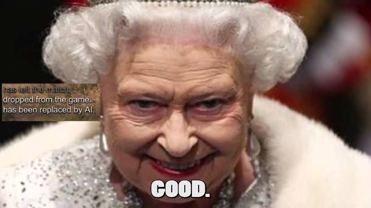 CoH 2 - The Queen wips out her mattress for a jolly good day at the field