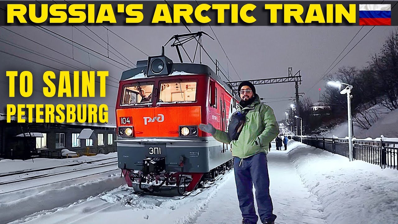 Russia's Arctic Train Journey 🇷🇺| Murmansk to Saint Petersburg 