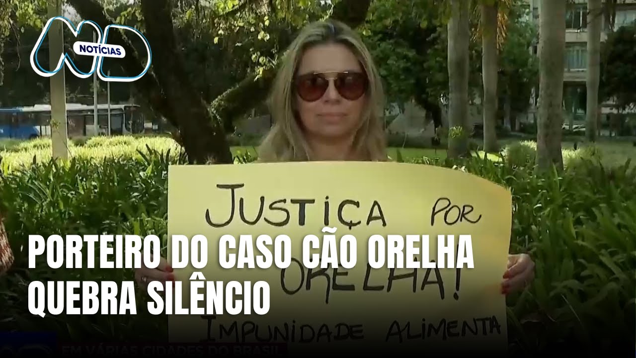 Porteiro envolvido no caso do Cão Orelha faz carta aberta à população