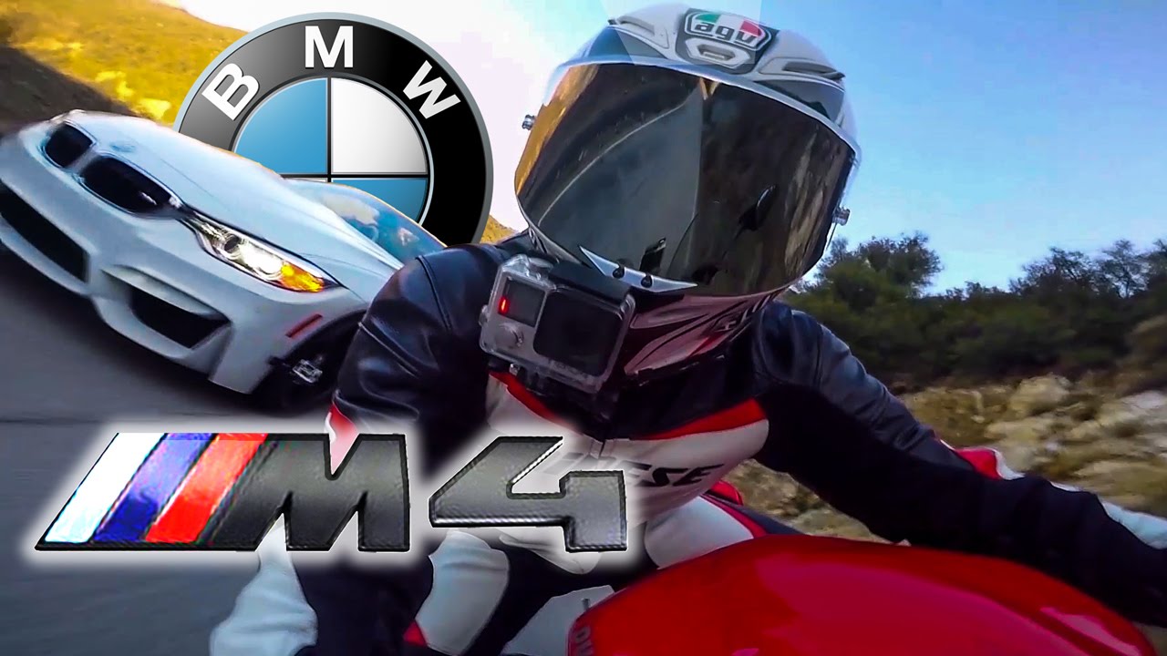 Street Race CRASH! BMW M4 vs Ducati