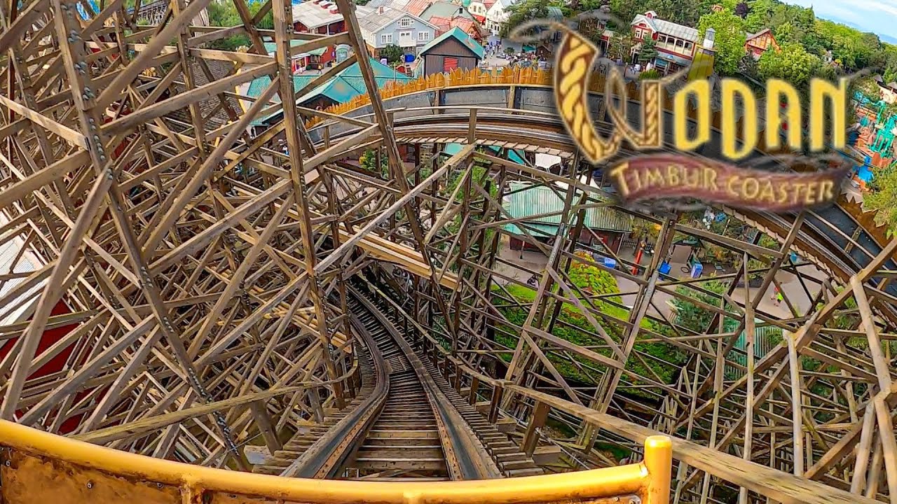 ¿La MEJOR montaña rusa de MADERA de Europa? | Wodan On Ride POV - Europa Park