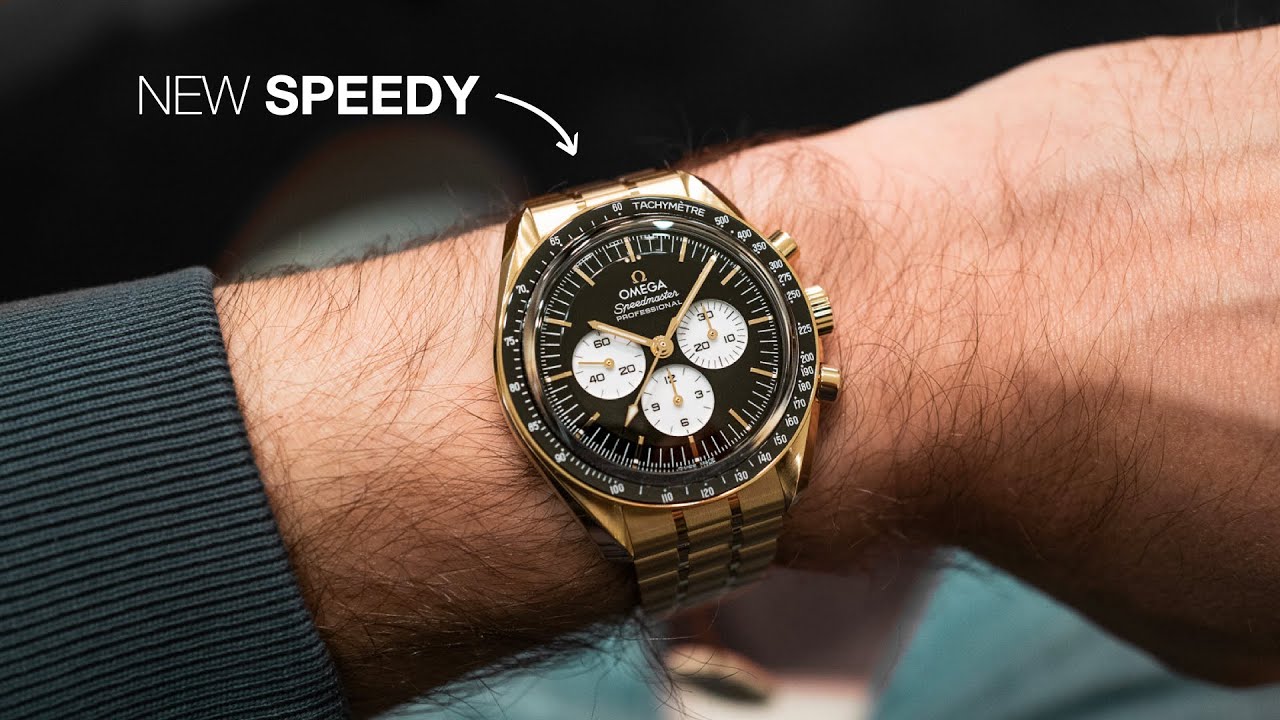 2026 NEW Omega Speedmaster Moonwatch Panda Dial