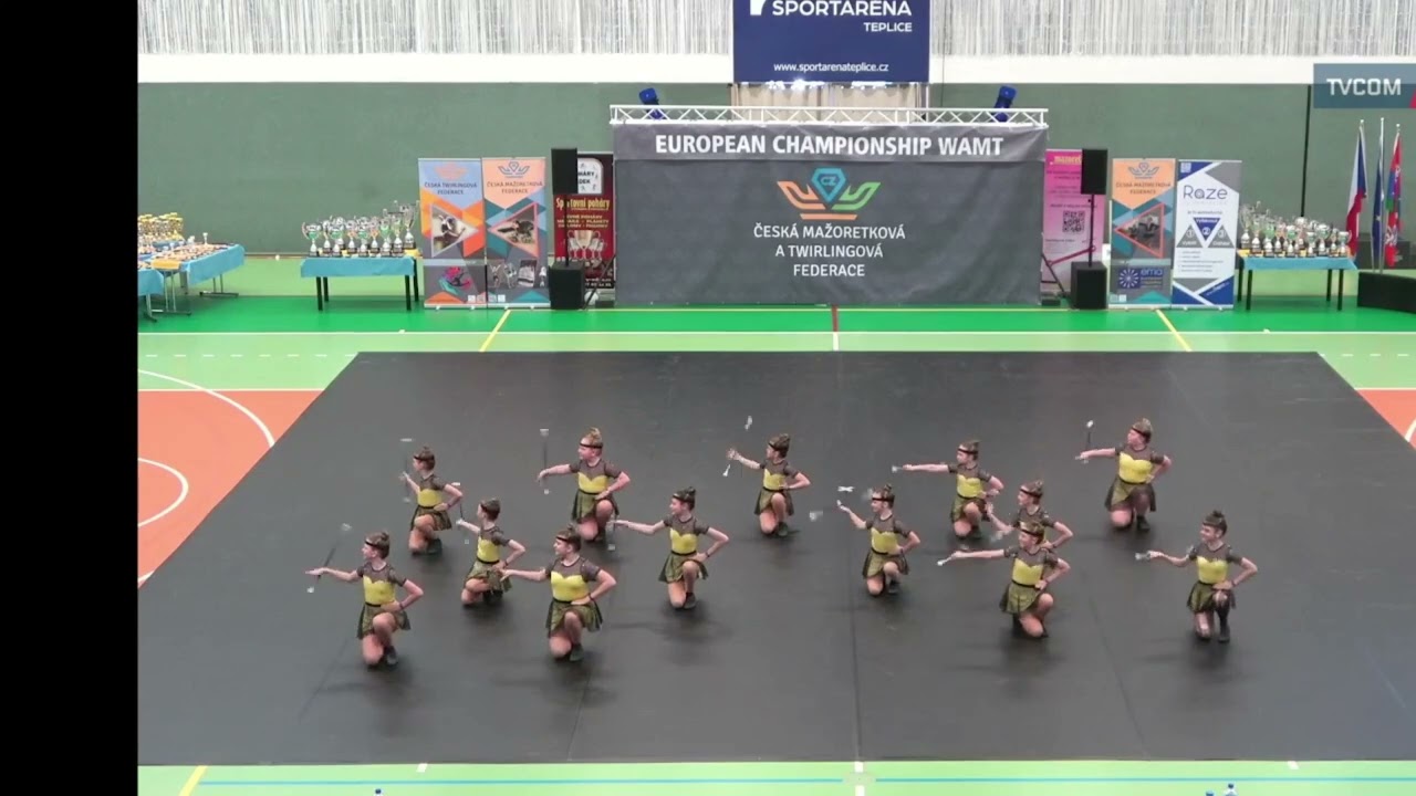 Pomněnky Brtnice pódio baton kadetky 2023 Rockerky