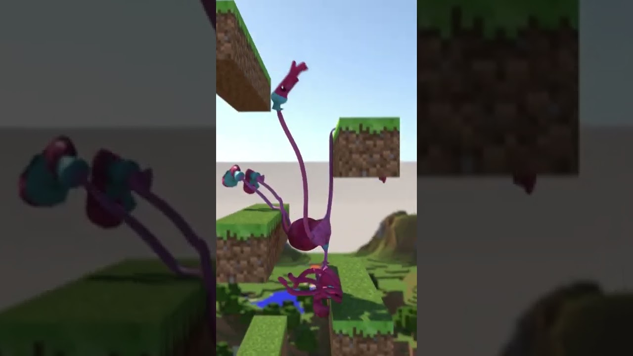 Minecraft Steve goes against Mommy Long Legs 🤪