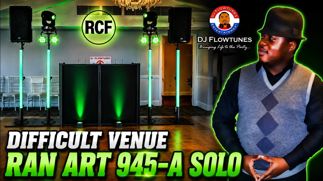 DJ GIG LOG: Difficult Venue | Used the RCF Art 945 Solo 
