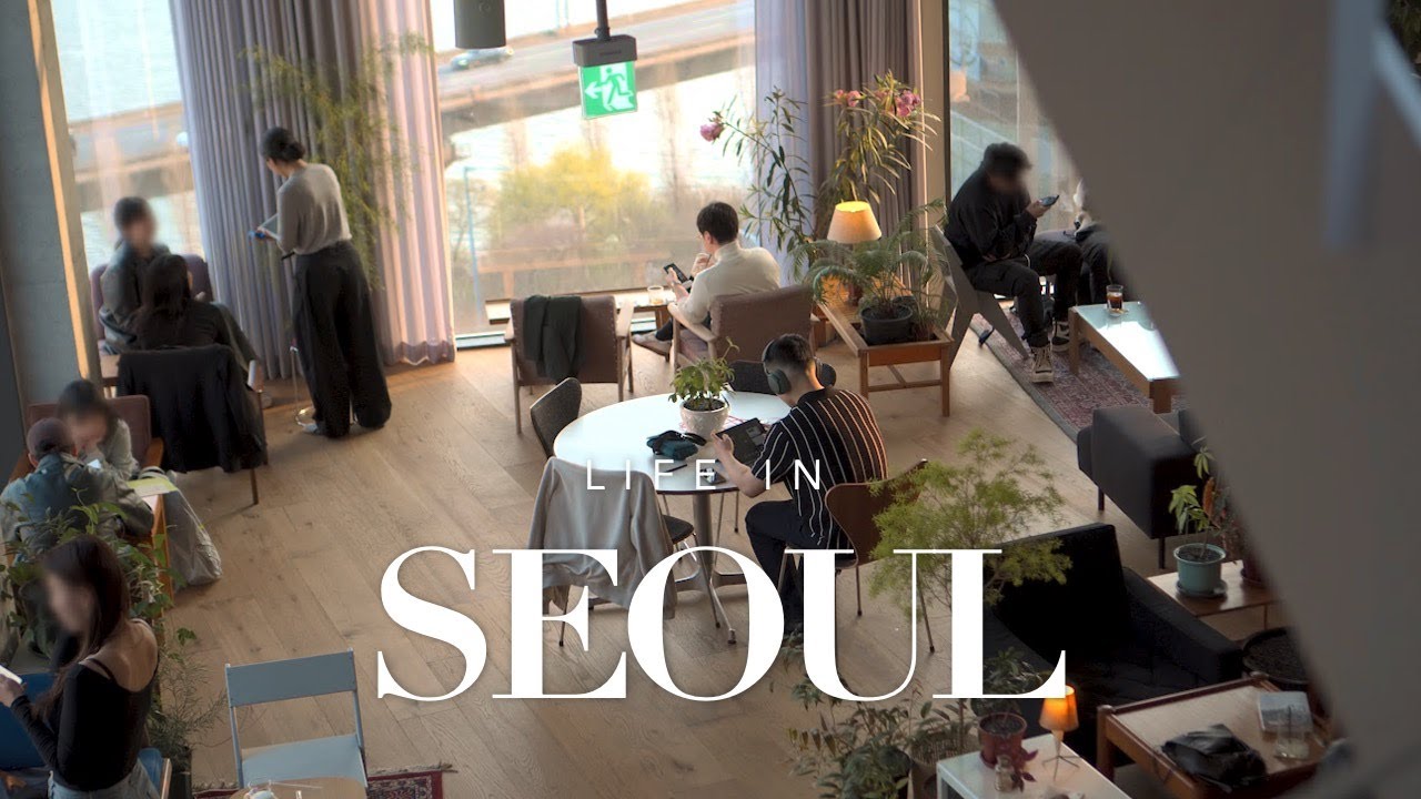 Seoul Vlog - Cafe Hopping, Han River Picnic, Cherry Blossoms, Favorite Soul Food