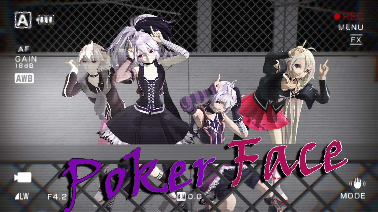 【MMD】 Poker Face ( IA x IO |V Flower &xV4 Flower )