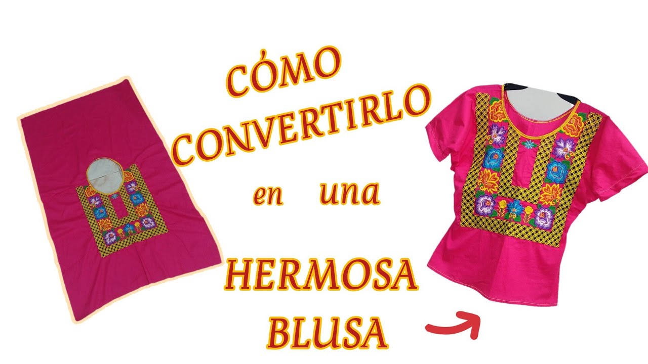  CÓMO CONVERTIRLO en una HERMOSA BLUSA 
