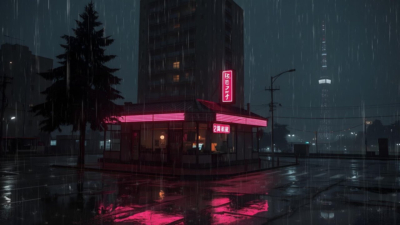 Late Night Rain Lofi Anime 🌧️ Healing Beats for Sleep & Relax