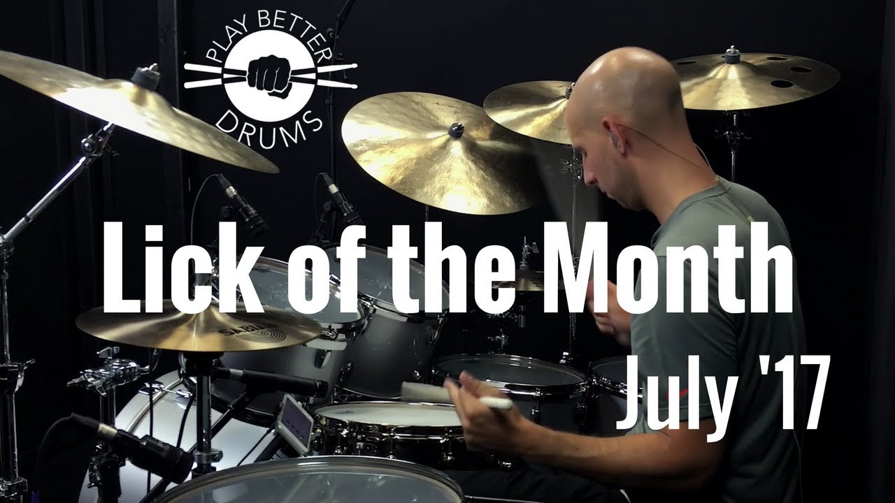 Lick of the Month - July 2017 | Play Better Drums w/ Louie Palmer