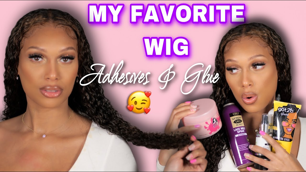 ✨BEST WIG ADHESIVES 10/10 👍🏽✨ Glue Removal Pre-Plucked INVISIBLE FULL LACE Wig STRONG HOLD Wig Glue